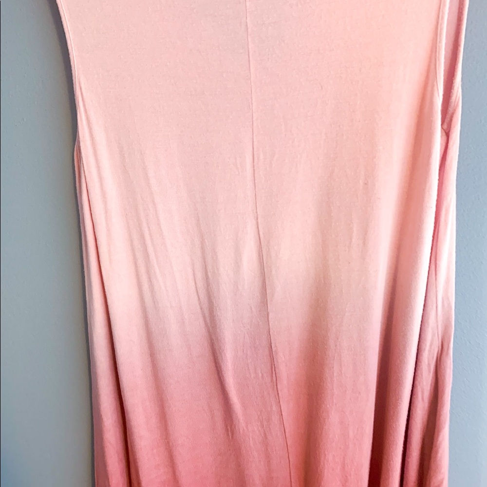 Francesca’s Alya pink ombré front cross dress - Picture 5 of 8